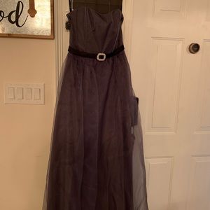 Formal Dress in Charcoal Black